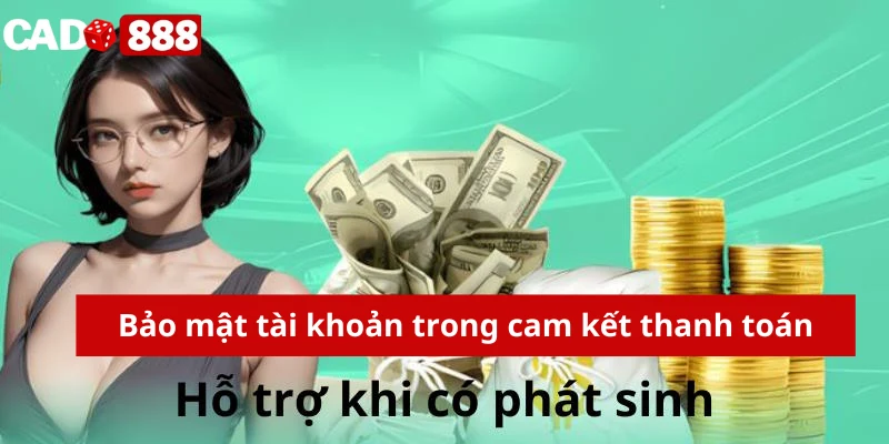 Bảo mật tài khoản trong cam kết thanh toán