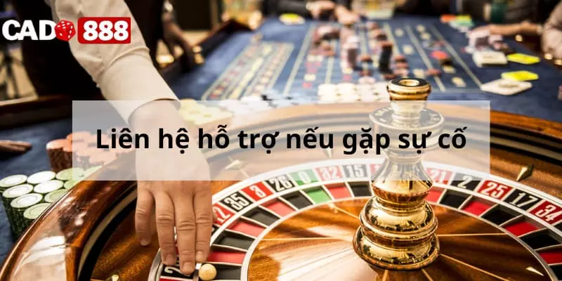 Liên hệ hỗ trợ nếu gặp sự cố