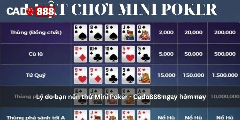 mini poker - cado888