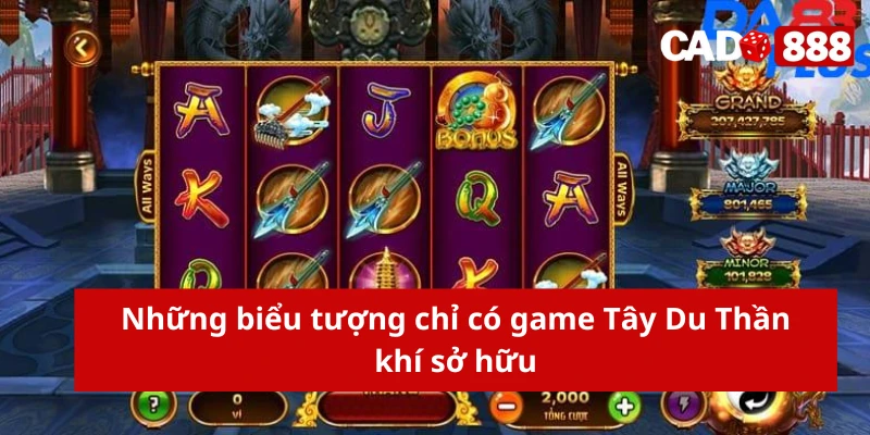 Những biểu tượng chỉ có game Tây Du Thần khí sở hữu