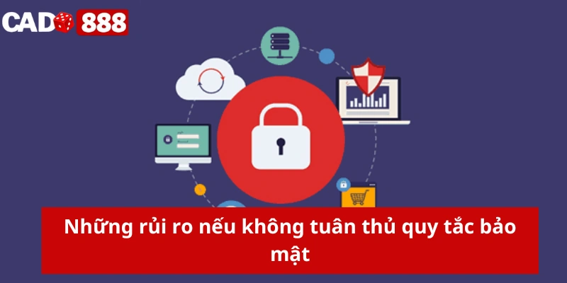 Những rủi ro nếu không tuân thủ quy tắc bảo mật