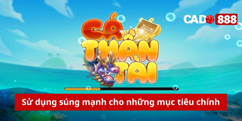 Sử dụng súng mạnh cho những mục tiêu chính