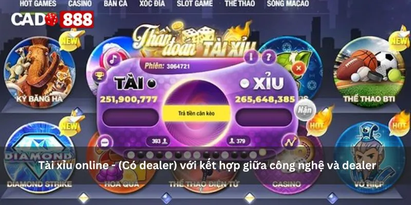 tài xỉu online - (có dealer)